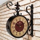 Ver imagem 1 de Relógio Parede Estação de Trem Dupla Face Paris Manufacture