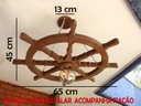 Ver imagem 2 de Kit 3 Lustre Luminária Pendente 65cm Leme de Navio 1b