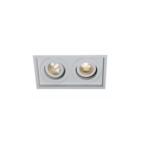 Emb. 2x50w C/ Frame Basculante 360º Alumínio Bc 50w Llum Bronzearte Spot