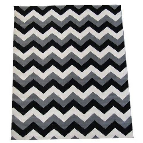 Tapete Chevron Zig Zag Aquarelas para Sala 200x250cm - Tapetes Scandinavia