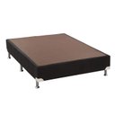 Ver imagem 1 de Cama Box Base Casal Universal Suede Nero Black (138x188x20) - Ortobom