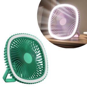 Mini Ventilador Mesa Usb Silencioso:lilás