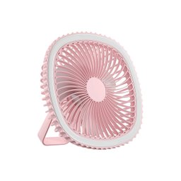 Mini Ventilador Mesa Usb Silencioso:lilás - 5