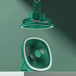 Mini Ventilador Mesa Usb Silencioso:lilás - 9