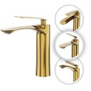 Ver imagem 1 de Torneira Banheiro Dourada Quente e Fria Grécia Monocomando 100% Metal Premium Goldenx