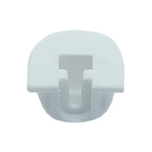 Suporte De Prateleira Plástico Vb 135 / Rafix Tab 20 Branco (Kit Com 100)