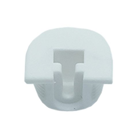 Suporte De Prateleira Plástico Vb 135 / Rafix Tab 20 Branco (Kit Com 100)