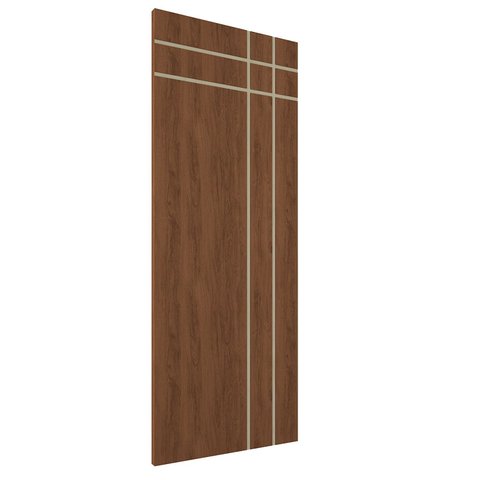 Porta de Madeira Frisada U.v 210cm X 70cm - R40t:imbuia