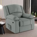 Ver imagem 4 de Poltrona do Papai Reclinável Sala de Cinema Madrid Power Elétrica Massagem Usb Pu Cinza G23