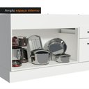 Ver mais imagens de Balcão de Pia Cozinha 150 cm 2 Portas e 2 Gavetas (Sem Tampo e Pia) Branco Agata Madesa