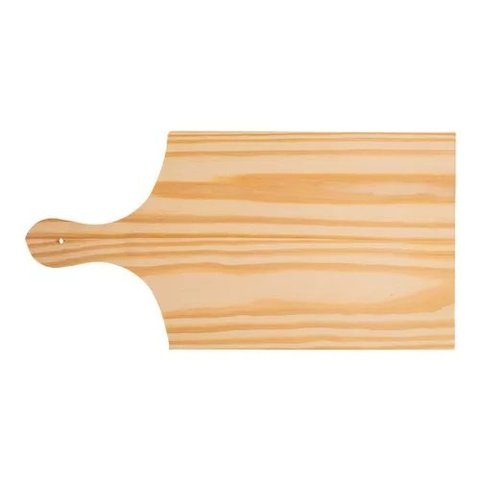 Tabua de Madeira Carne Petisco - 23cm X 44cm - Cortar em Cima Carnes, Alhos, Verduras - Servir Aquel