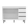 Balcão de Cozinha Madrid para Pia de 120cm Branco - Montanaris Decor - 2