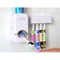 Dispenser Aplicador Creme Dental Pasta Dente Suporte Escovas - 3
