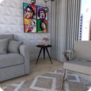 Ver imagem 3 de Mesinha Lateral De Canto Para Sala e Quarto Redonda P.P