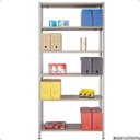 Ver imagem 6 de Estante Aço Bipartida 195x92x42 6 Prateleira 30kg Chapa 26
