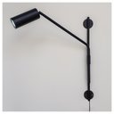 Ver imagem 6 de Arandela Articular com Cabo e Interruptor Preto Texturizado