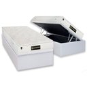 Ver imagem 1 de Conjunto Box Baú Solteiro: Colchão Espuma Luckspuma Masterpocket Satisfaction Plus White + Base