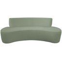 Ver imagem 3 de Sofá Orgânico 03 Lugares 180cm Mônaco Bouclé Verde Claro - Nexta Casa