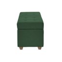 Ver imagem 4 de Recamier Bau Paris 1,40m Veludo Verde - Clique Decorações