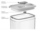 Ver imagem 4 de Pote Hermético Retangular 2,3l Duo Lock Martiplast