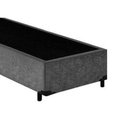 Ver imagem 3 de Base Box Solteirão Suede HomeQueen Cinza 40x96x203