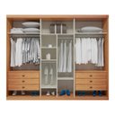 Ver imagem 2 de Guarda-Roupa Casal 6 Portas e 6 Gavetas Fiore Bom Pastor