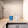 Kit 2 Dispensers com Medidor New Retrô Coza 1,5l Potes Lavanderia Organização - 3