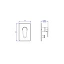 Ver imagem 2 de Acabamento Monocomando para Chuveiro e Banheira Deca Level Red Gold