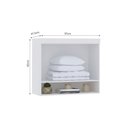 Ver imagem 3 de Armário Aéreo Maleiro Modulado 97cm 2 Portas Alpes Luciane Móveis