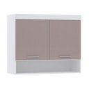 Ver imagem 1 de Armário Aéreo Maleiro Modulado 97cm 2 Portas Alpes Luciane Móveis