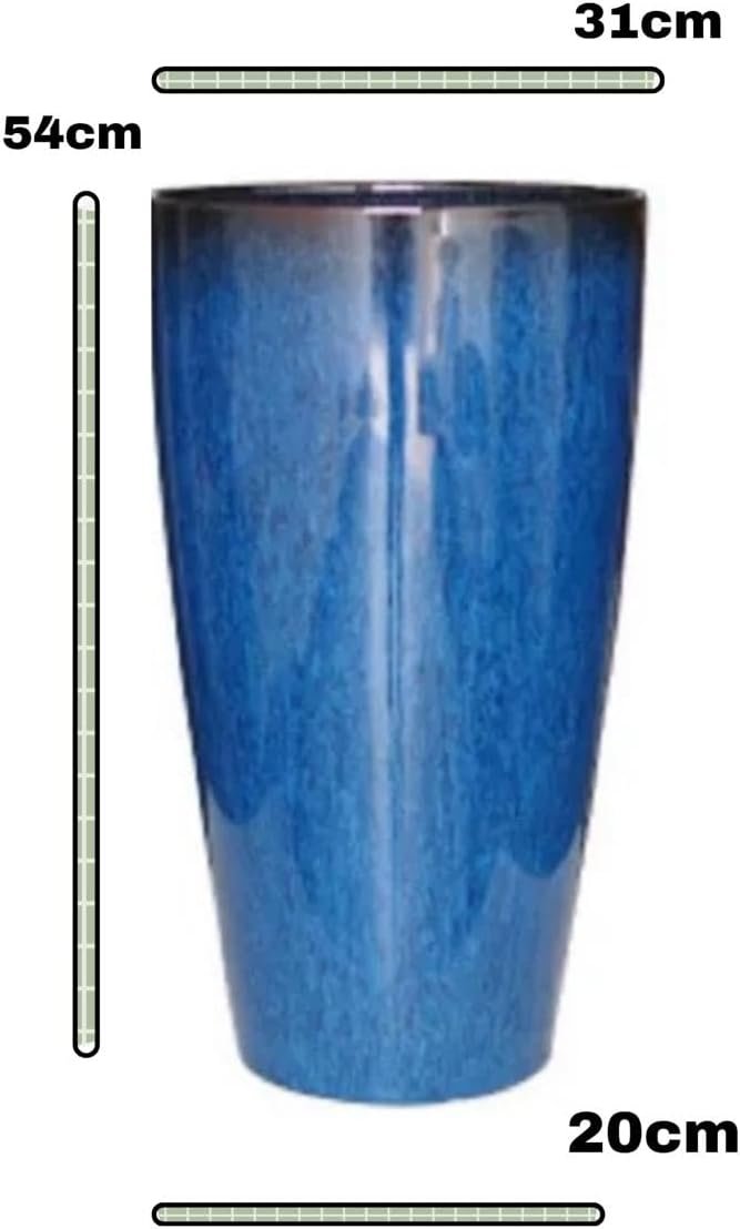 Vaso Grande para Planta Sala Varanda Jardim (liso/azul-marinho) - 2