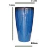 Vaso Grande para Planta Sala Varanda Jardim (liso/azul-marinho) - 2