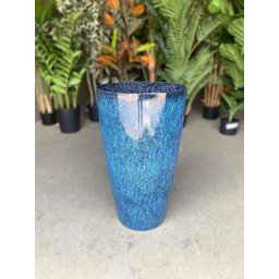 Vaso Grande para Planta Sala Varanda Jardim (liso/azul-marinho) - 4