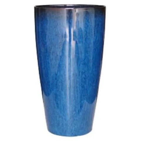 Vaso Grande para Planta Sala Varanda Jardim (liso/azul-marinho)