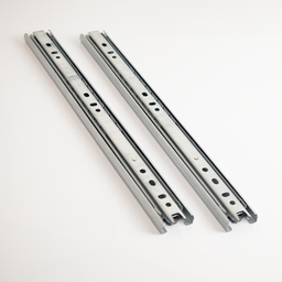 Kit 10 Corrediça Telescópica Gaveta 30cm Trilho Zincado Inox Tamanho:corrediça H30 30cm - 5
