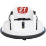 Carrinho Bate Tromba Elétrico 6V Gira 360 com Controle Remoto Infantil Criança Brinqway Bw-212 Branc - 3