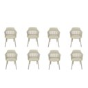 Ver imagem 1 de Kit com 8 Cadeiras Mena para Sala de Jantar