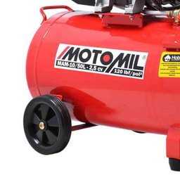 Moto Compressor de Ar 8,8 PÉS 50 Litros 2,5 HP com Óleo Mam-10/50 MOTOMIL - 4