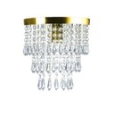 Ver imagem 4 de Kit 2 Lustre Plafon Spark + Lustre Plafon Manucrilic Dourado