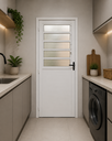 Ver imagem 1 de Porta Basculante Lambril Branco 210x80 Lado Direito