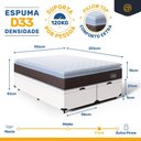 Ver imagem 4 de Cama Box Baú com Colchão de Espuma D33 Pillow Top Comfort Luxo King 193cm