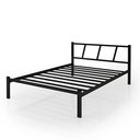 Ver imagem 2 de Cama Casal Em Aço Villa Super Resistente Estilo Industrial:Preto