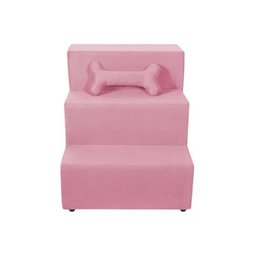Escada Rampa para Pet Cachorro Gato Bellamado:rosa - 2