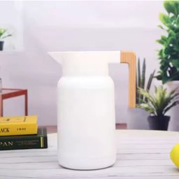 Garrafa Térmica Café Chá Agua com Botão Jarra 1 Litro:branco - 1