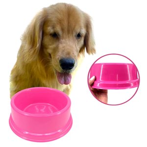 Comedouro Bebedouro Para Pet N3: Rosa