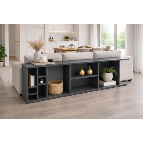 Aparador Mesa para Sofá com Adega Nicho Decoração
