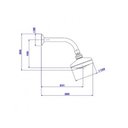 Ver imagem 4 de Chuveiro Deca com Tubo de Parede Acqua Plus Standart Black Matte - 1990.bl.std.mt
