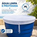 Ver imagem 4 de Tela Caixa Agua 1000 Litros Capa Protecao Grande Redonda Insetos Mosquito Dengue Sujeira Rede Cordao