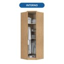 Ver imagem 4 de Módulo de Canto Oblíquo 1 Porta 3 Prateleiras Elegance