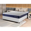 Ver imagem 1 de Conjunto Cama Box Casal c/ Molas Ensacadas Lagras Branco 138x188x66